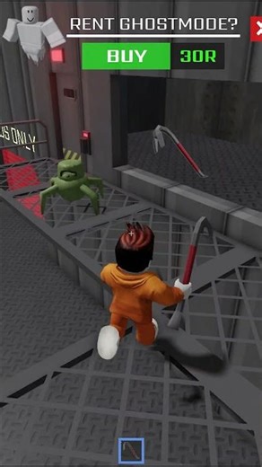 999iq escape BARRY'S PRISON RUN (ALIEN BASE) #roblox #shorts