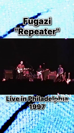 Fugazi Live Performance of 'Repeater' in 1997