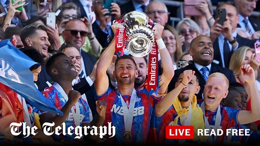 Crystal Palace stun Man City to win controversy-filled FA Cup final