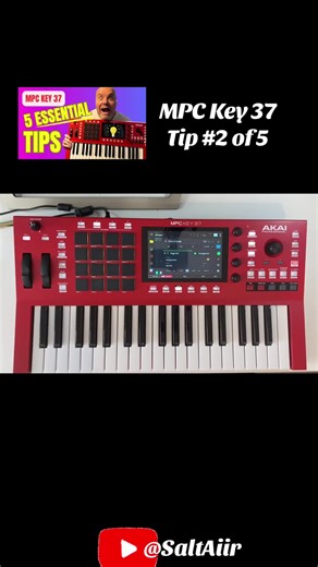 5 Beginner Tips I Wish I Knew Before Using The MPC Key 37 - Tip No 2 Dirk (synth player in Salt Aiir) presents 5 tips for beginners on the Akai Professional MPC Key 37. If you have just bought an MPC Key 37 and are trying to navigate your way round this excellent device, here are 5 tips which should make your learning experience slightly easier. Salt Aiir will be releasing our very first single very soon. Follow for more! #akai #mpc #mpckey37 #beginner #musicproduction