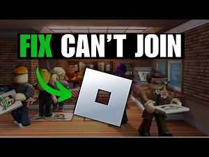Can't Join Roblox Game Error (How To Fix)