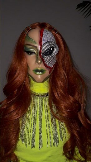 SFX Alien Makeup 👽 #shortvideo #makeupartist #makeup