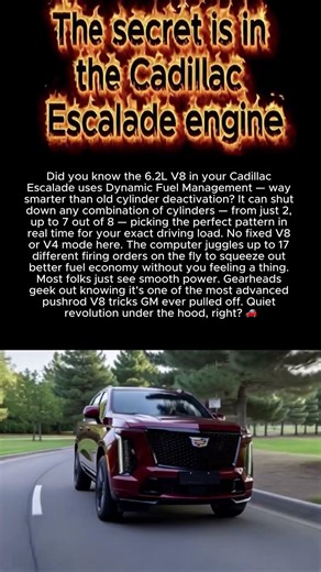What the Escalade’s 6.2L V8 Is Hiding: A Technology That Changes the Game