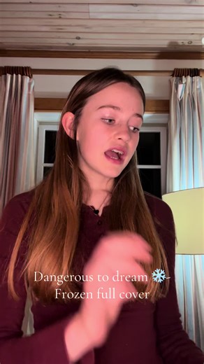 Dangerous to dream ❄️- Frozen full cover #singing #Frozen #singingcover #fyp #youngsinger