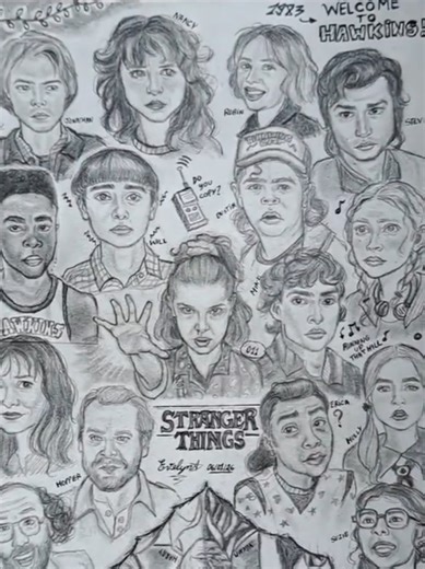 Exploring the Upside Down in Stranger Things Art