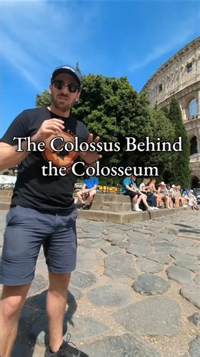 The Colossus Behind the Colosseum #AncientRome #RomanHistory #Colosseum #RomeTravel #AncientHistory