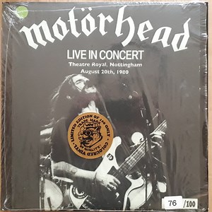 Motörhead - Live In Concert - Theatre Royal, Nottingham August 20th, 1980