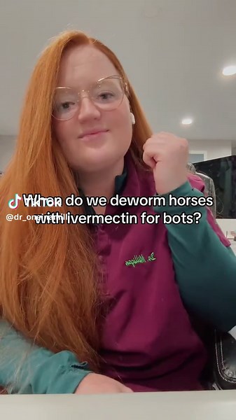 Deworming Horses with Ivermectin After First Frost