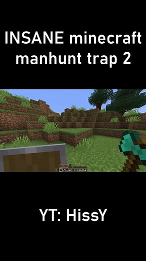 INSANE MINECRAFT MANHUNT TRAP!! #fyp #foryoupage #xyzbca #minecraft #manhunt #grandfinale #dream #dsmp #mcyt #hissy #wow #godmode #god