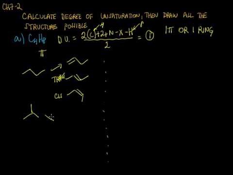 Draw all isomers for C4H8