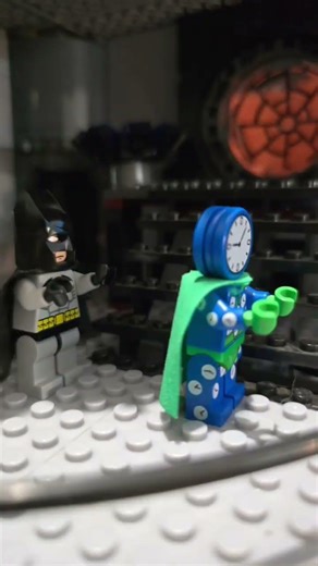 Batman vs Clock King… Time Runs Out 😳⏰ #lego #legobatman #shorts