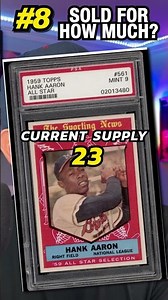 1959 Topps Hank Aaron All Star Subset #561 graded PSA 9 sold for how much on eBay?