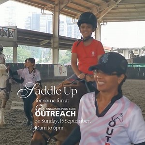Get ready for a day of carnival fun, heart-racing polo tournaments, relaxing pony rides and feeding our beautiful horses! The Singapore Polo Club's Outreach Polo Tournament & Carnival is back on Sunday, 15 September from 10am to 6pm and is open to both members and public. Entrance is free! For more info, visit: https://www.singaporepoloclub.org/events/event/calendar-of-events/events/191-spc-outreach-polo-tournament-carnival #SingaporePoloClub | Singapore Polo Club (Official) | Facebook