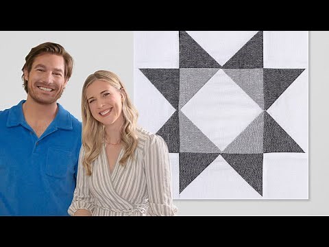How To Make a Sawtooth Star Block - Useful Quilting Tips & Tricks | At Home with Misty & Craig Ep 2