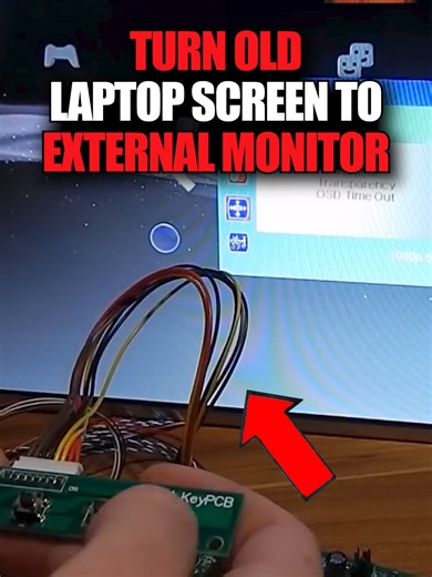 DIY: Turn Old Laptop Screen into External Monitor