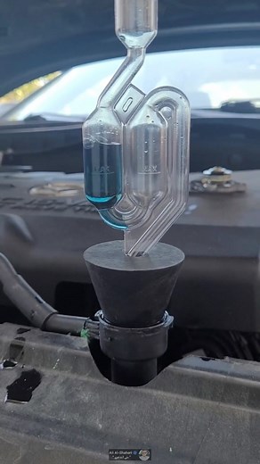 Engine Cooling System Test #mechanic #workshop #diy #fblifestyle | Ali Al-Shaheri