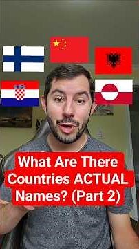 These Countries ACTUAL Names Are... (Part 2) #languages #linguistics #geography #polyglot