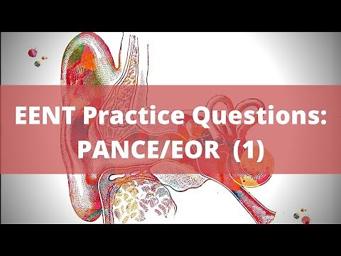 EENT Practice Questions | High Yield PANCE/EOR Prep (1)