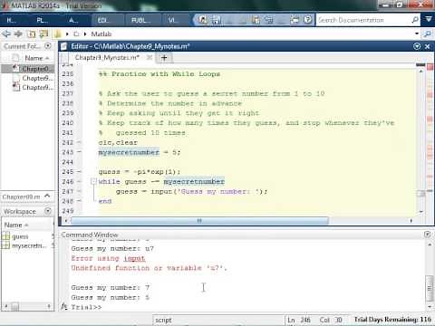 Break and Continue with While Loops