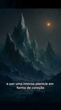PLUTÃO: O Planeta Anão Que Tem um CORAÇÃO DE GELO a -230°C! 🥶 #Shorts #Plutão #PlanetaAnão