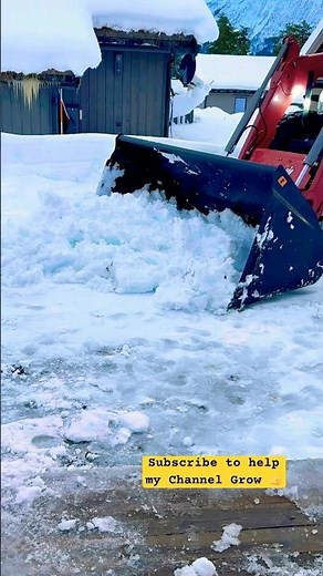 Tractor 😱: The Ultimate Winter Upgrade #shorts #tractor #snow