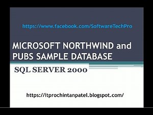 Northwind Database Install Error: SQL SERVER SOLVED! How to solve Northwind Database Install Error