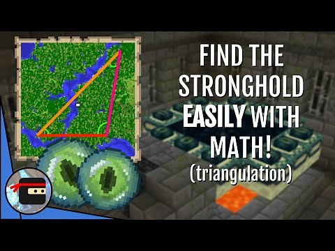 Easily Find THE STRONGHOLD Using MATH! (Triangulation/Trigonometry) | Minecraft Tutorial