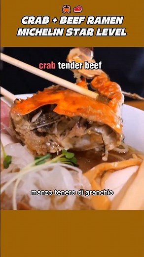 Michelin-Star Crab & Beef Ramen in Korea 🦀🥩🍜 | The BEST Korean Street Food Ramen You'll Ever See