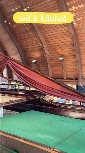 Real life Moana’s boat at Polynesian Cultural Center in Hawaii