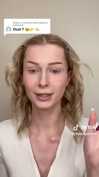 Replying to @Jennifer Nottingham how to contour an oval face shape #Contour #ContourTutorial #CreamContour #Makeup #MakeupTutorial #BeginnerMakeUp #EasyContour #contourforovalface