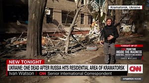 See wreckage caused by Russian cruise missile plowing into apartments, school