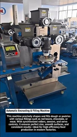 Automatic Encrusting & Filling Machine – Smart Pastry and Snack Production Line 🍪🤖