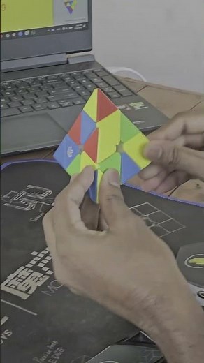 Pyraminx 4.95 seconds ❤️🔥#shorts #cubing #solving #pyraminx #practice