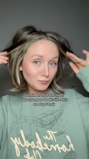 The things this dry shampoo does for my hair need to be studied #dryshampoo