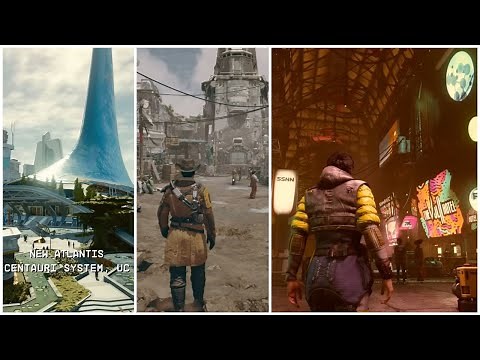 Starfield - ALL Major Cities & Locations