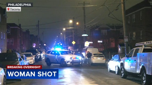 Suspect in custody after shooting that left woman injured in the Tacony section of Philadelphia