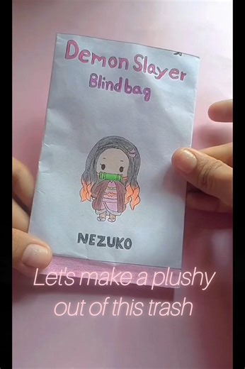 How to make a plushy out of trash 🐬🎀 #papercrafting