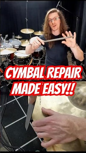 How to Fix a Cracked Cymbal
