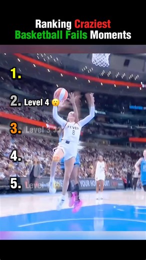 Ranking the Craziest Basketball Fails 😂🏀 #shorts