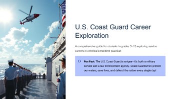U.s. Coast Guard Career Exploration 101 Role Skills Salary Pathway Grades...