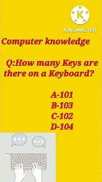 How many keys are there on a keyboard?🙏🏻