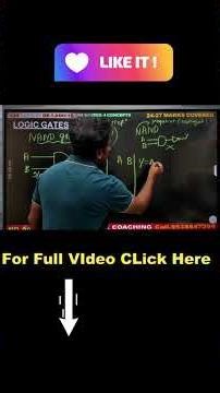 NAND LOGIC GATE |UNIVERSAL GATES |DE1 |BDLCO |25EC11I25CS11I #dcet #diplomac25 #diplomamaths