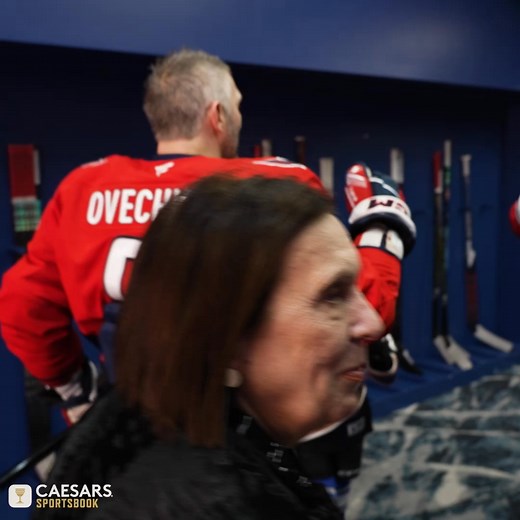 Tunnel antics with the boys (and Ovi's boys) #ALLCAPS | Caesars Sportsbook | Washington Capitals