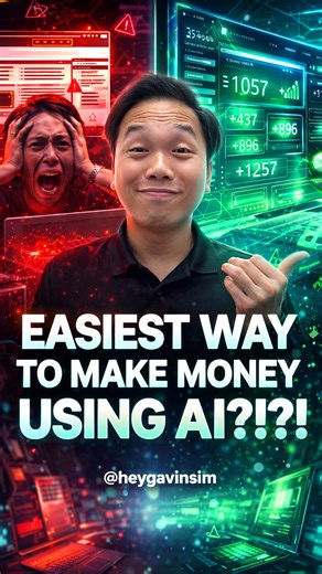 Gavin Sim on Instagram: "Most people use AI to generate pictures and play with prompts. Very few are using AI to hunt for real paying clients. Here’s a simple play: Use AI to find businesses with outdated websites → rebuild a modern version in minutes → show it to the owner → get paid for the upgrade. No coding. No big team. No complicated stack. Just speed + initiative + AI. This is one of the fastest ways right now to start an AI-powered side income, especially if you’re starting from zero. I’