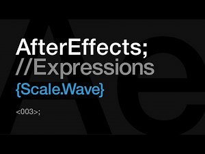 How To Animate Dynamic Scaling in After Effects: Sinusoidal Wave Expression Tutorial