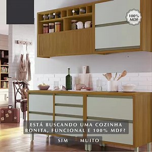 Cozinha Nesher Baronesa 👉 Balcões com gaveta porta tempero temos! Porque além de lindas, nossas cozinhas são funcionais. Você já conhece todos os detalhes dessa cozinha? Acesse o nosso site e encante-se mais: cozinhasnesher.com.br #cozinhas #cozinhasnesher #moveis #decoracao #mdf #cozinhamodulada #paravocê | Cozinhas Nesher