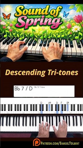 🌷 Sound of Spring — Descending Tritones