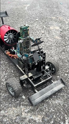 DIY Robot Drives RC Car – Fully Controls Steering, Brake, Throttle, and Gear Shift #diy #robotRCcar