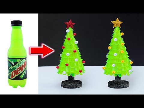 DIY Mini Christmas Tree Using Plastic Bottle | How to make Christmas tree |Christmas Decoration Idea