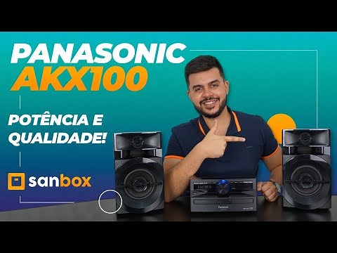 Mini System Panasonic AKX100 - Potência e qualidade de Som na sua TV!